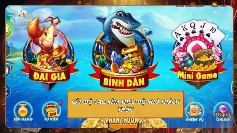 Cấp độ cao kèm theo độ khó thách thức