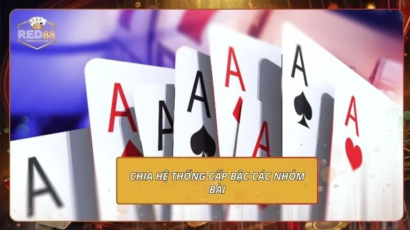 Chia hệ thống cấp bậc các nhóm bài