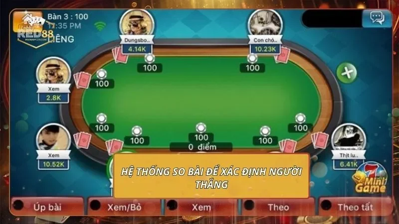 Hệ thống so bài để xác định người thắng